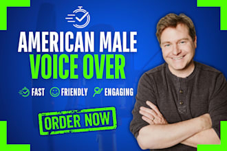 record a professional conversational male voice over