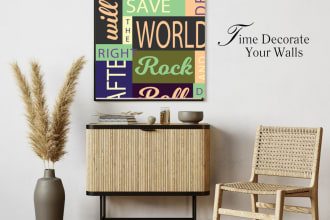 create a custom typography poster stickers in just 2 hours