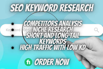 do SEO keyword research and find easy to rank for google topics