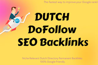 provide dutch SEO link building permanent backlinks