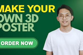 design 3d pixar cartoon character, avatar, banner ai art image editing