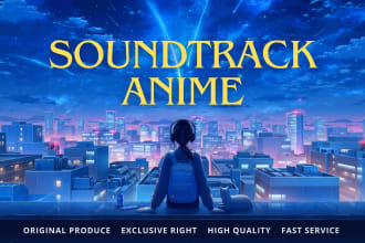 produce anime music on orchestral, pop, edm or rock style