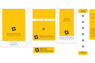 design care label, size label, clothing label, hangtag ect