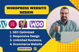 design, redesign, update wordpress website, ecommerce store or nonprofit website