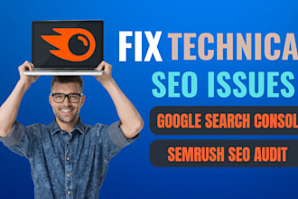 do full website audit and fix all technical SEO problems