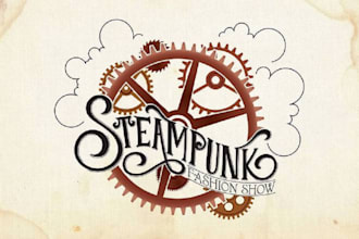 provide awesome steampunk logo design