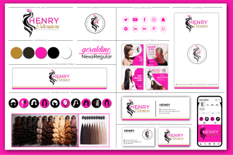 do feminine watercolor signature logo design and brand identity branding kit