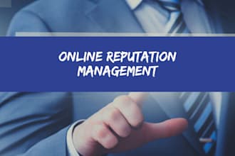 suppress negative post links on google and do ORM