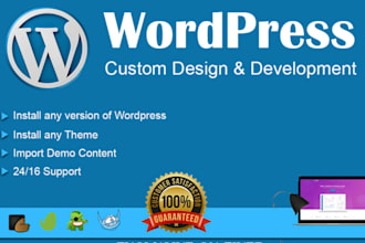a responsive wordpress website with proper design