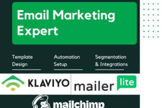 be your klaviyo or mailchimp manager for one month