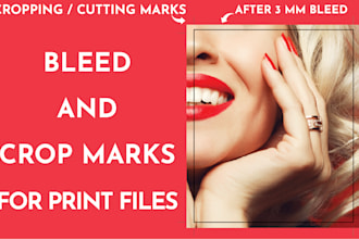 add crop mark, bleed and layout artworks