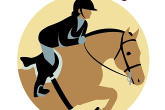 do make an modern custom horse  logo
