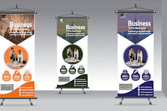 do professional roll up banners or signage for your event