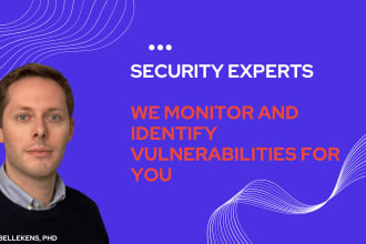 monitor your infrastructure for breaches