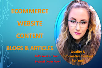 be your ecommerce SEO writer