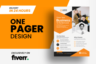 do one page, investment teaser, investor, real estate, tex flyer and postcard