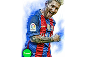draw a digital portrait for you