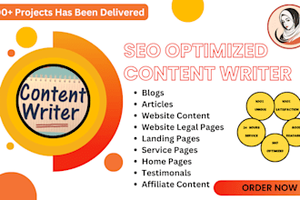 provide you SEO optimized articles at any niche