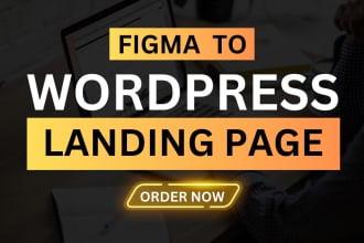 figma to wordpress landing page expert