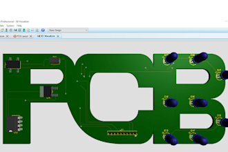 design professional pcb by using proteus, kicaad, eagle, easyeda, altium