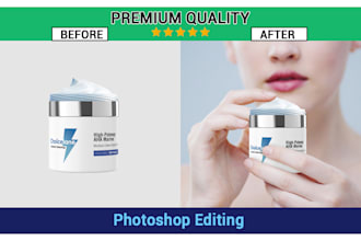 photoshop product photo editing and image retouching