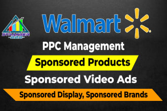 setup walmart PPC sponsored video ads, brand ads product ads display ads, wfs VA