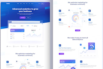 create tech software startup website design in figma