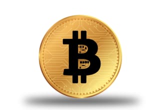 create realistic professional crypto currency coin, logo