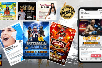 design birthday event club fitness or party halloween flyer