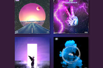 design a cool album cover for your song