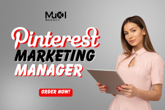 be your pinterest marketing manager and social media expert