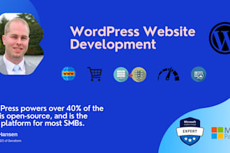 develop or maintain your website and publish it