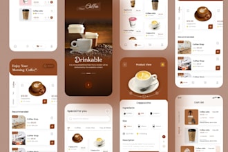 design mobile app UI UX with clickable prototype