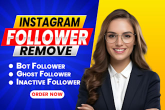 identify and clean up instagram bot followers and remove manually