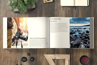 do product catalog, lookbook, and sell sheet design services