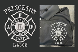 digitize image for embroidery logo into dst pes file