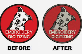 digitize image for embroidery into dst pes file