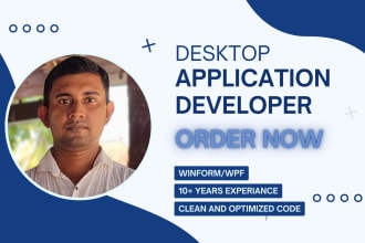 develop desktop applications and tools using  c sharp