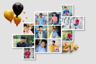 do birthday photo collage images and for your wishes