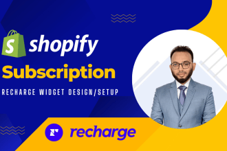 design shopify subscription widget using custom code