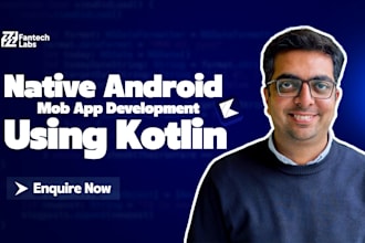 do native android app development using kotlin