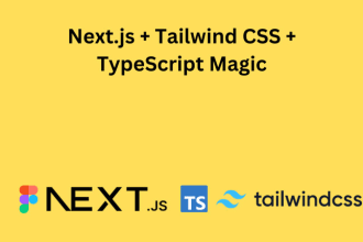 create apps with next js, tailwind CSS, typescript