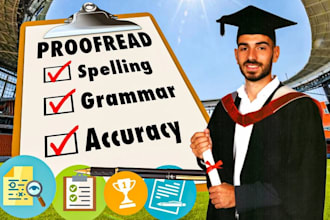 edit and proofread your text, letter, document etc
