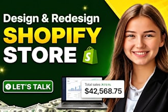 build shopify store design, shopify dropshipping store, shopify website