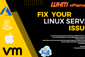 fix linux server issue fix cpanel aws digital ocean cloud expert