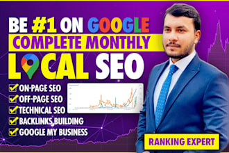 do complete monthly local SEO service to rank local business
