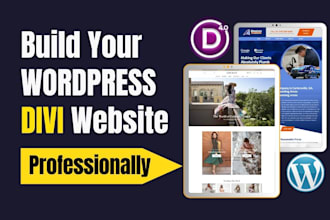 build premium divi website using divi, divi website or divi theme
