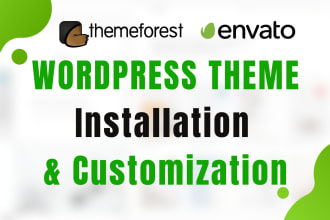 do themeforest wordpress theme installation, customization