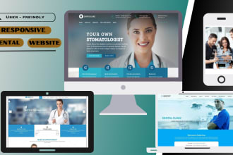 build responsive clinic, pharmacy, dental and hospital website via wordpress