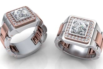 create 3d jewelry design, cgi product animation, 3d product animation